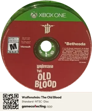 Wolfenstein: The Old Blood Xbox One, NTSC disc