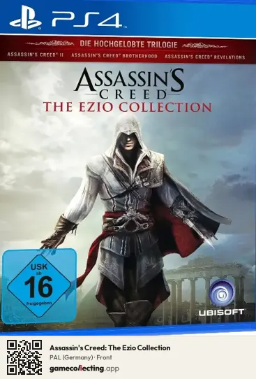 Assassin's Creed: The Ezio Collection PlayStation 4, Germany box front