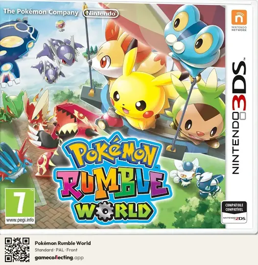 Pokémon Rumble World Nintendo 3DS, PAL box front