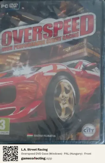 L.A. Street Racing Computer, Hungary box front