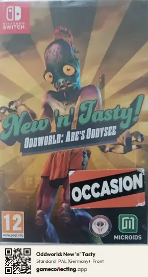 Oddworld: New 'n' Tasty Nintendo Switch, Germany box front