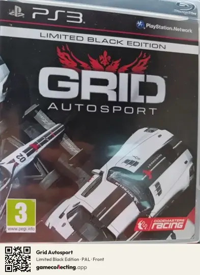 Grid Autosport PlayStation 3, PAL box front
