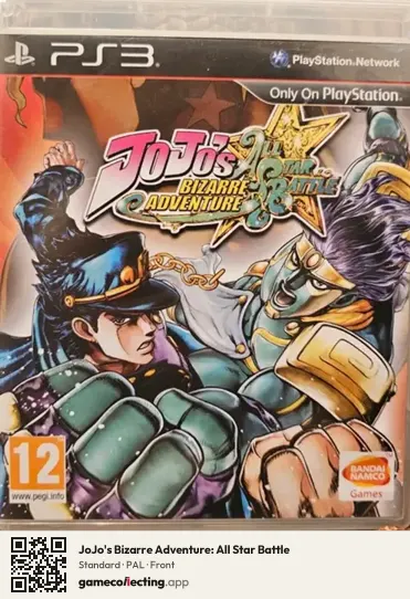 JoJo's Bizarre Adventure: All Star Battle PlayStation 3, PAL box front