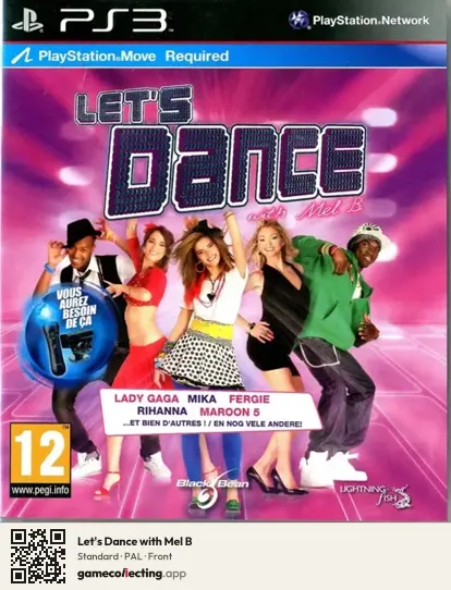 Let's Dance with Mel B PlayStation 3, PAL box front