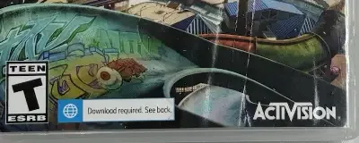 Tony Hawk's Pro Skater 3 + 4, the ESRB box on its front