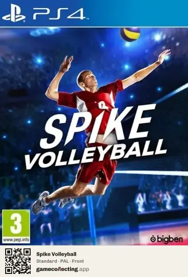 Spike Volleyball PlayStation 4, PAL box front