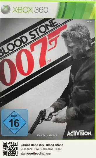 James Bond 007: Blood Stone Xbox 360, Germany box front
