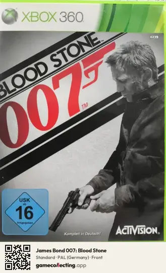 James Bond 007: Blood Stone Xbox 360, Germany box front