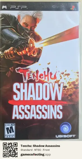 Tenchu: Shadow Assassins PlayStation Portable, NTSC box front