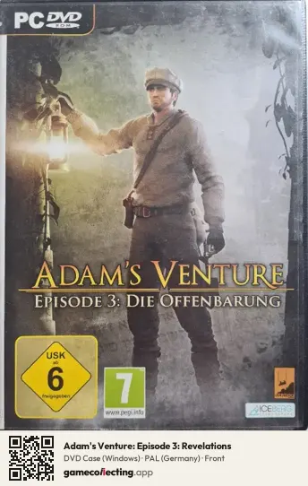 Adam's Venture: Episode 3: Revelations Computer, Germany box front