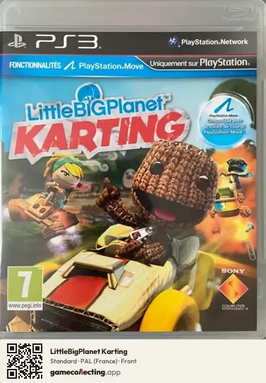 LittleBigPlanet Karting PlayStation 3, France box front
