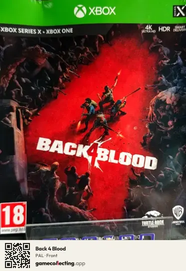Back 4 Blood Xbox One, PAL box front