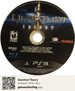Quantum Theory PlayStation 3, NTSC disc