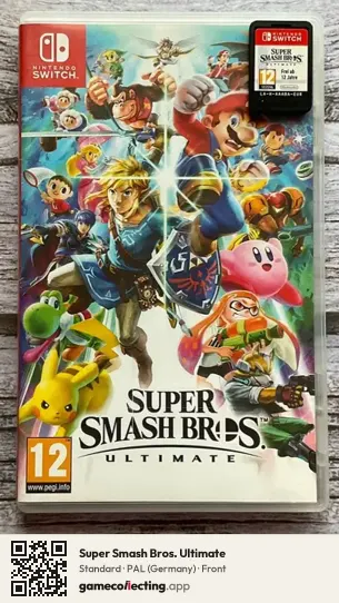 Super Smash Bros. Ultimate Nintendo Switch, Germany box front