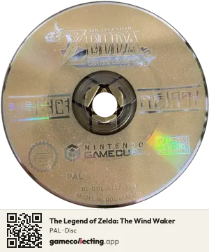 The Legend of Zelda: The Wind Waker Nintendo GameCube, PAL disc