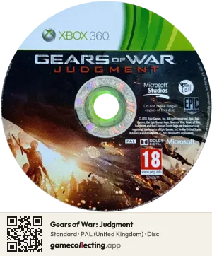 Gears of War: Judgment Xbox 360, PAL disc