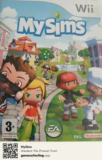 MySims Nintendo Wii, France box front