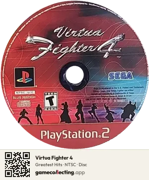 Virtua Fighter 4 PlayStation 2, NTSC disc