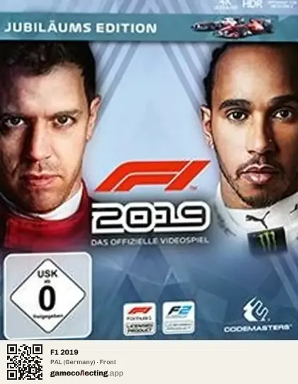F1 2019 Xbox One, Germany box front