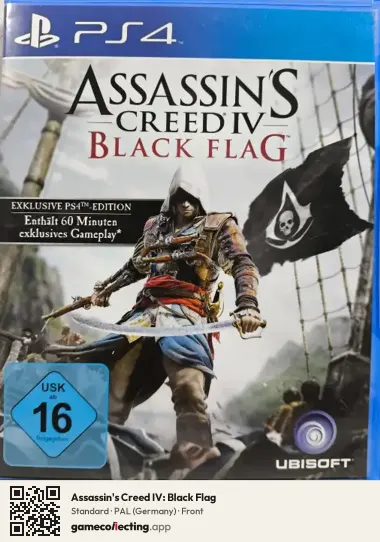 Assassin's Creed IV: Black Flag PlayStation 4, Germany box front