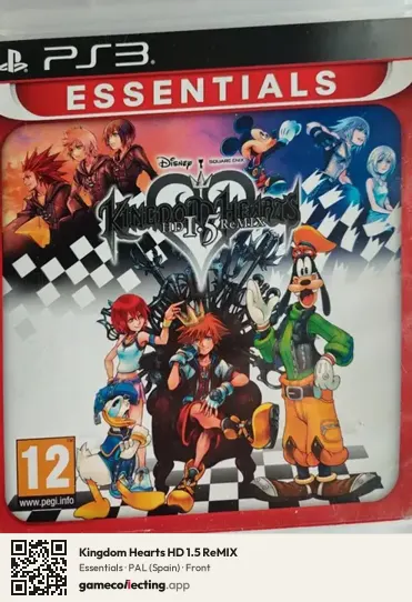 Kingdom Hearts HD 1.5 ReMIX PlayStation 3, Spain box front