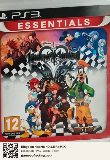 Kingdom Hearts HD 1.5 ReMIX PlayStation 3, Spain box front