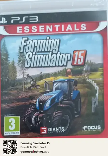 Farming Simulator 15 PlayStation 3, PAL box front