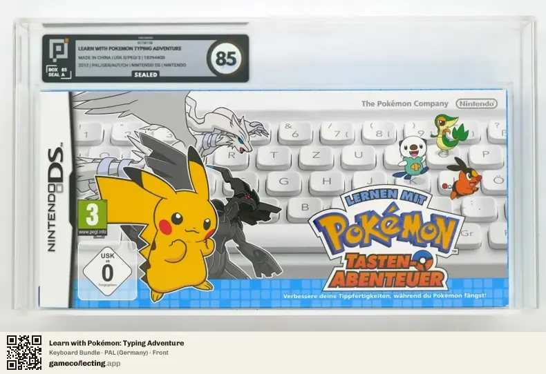 Learn with Pokémon: Typing Adventure Nintendo DS, Germany box front