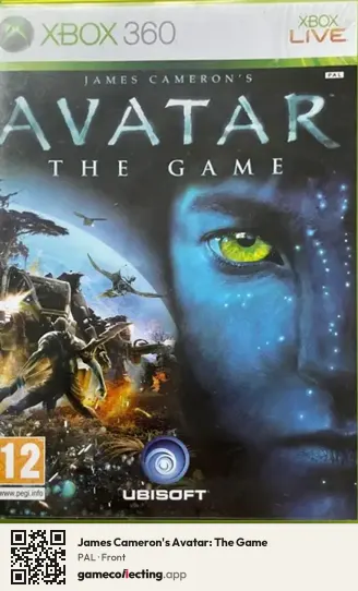 James Cameron's Avatar: The Game Xbox 360, PAL box front