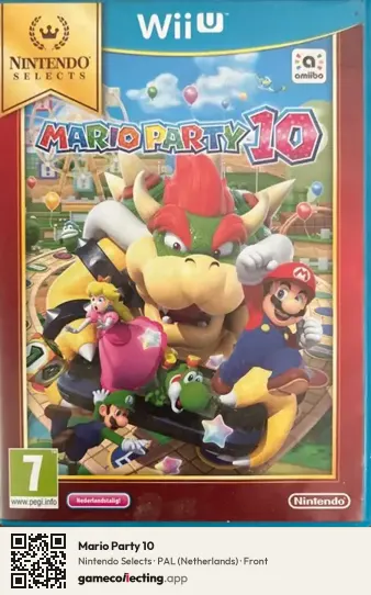 Mario Party 10 Nintendo Wii U, Netherlands box front