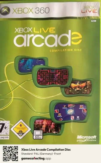 Xbox Live Arcade Compilation Disc Xbox 360, Germany box front