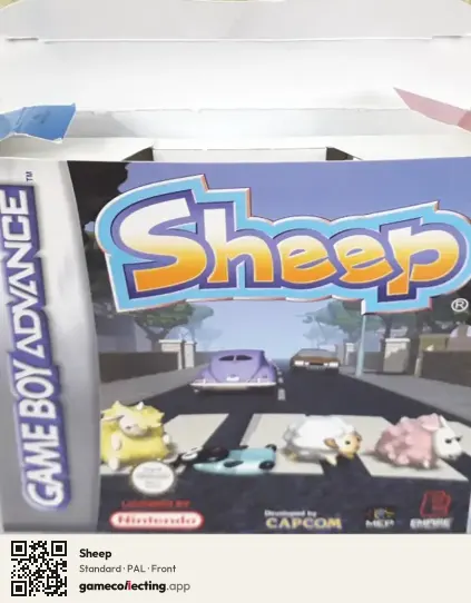 Sheep Game Boy Advance, PAL box front
