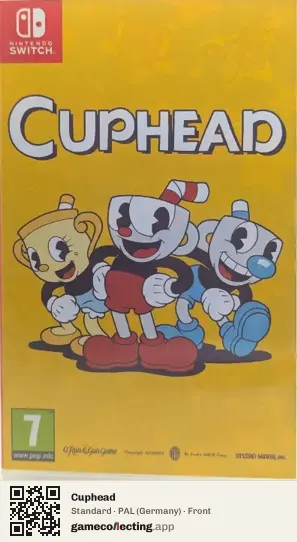 Cuphead Nintendo Switch, Germany box front