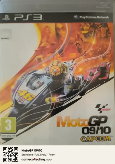 MotoGP 09/10 PlayStation 3, Italy box front