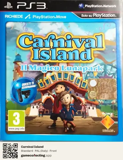 Carnival Island PlayStation 3, Italy box front