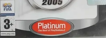 FIFA 2005, the PEGI square on its front