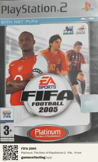 FIFA 2005 PlayStation 2, PAL box front