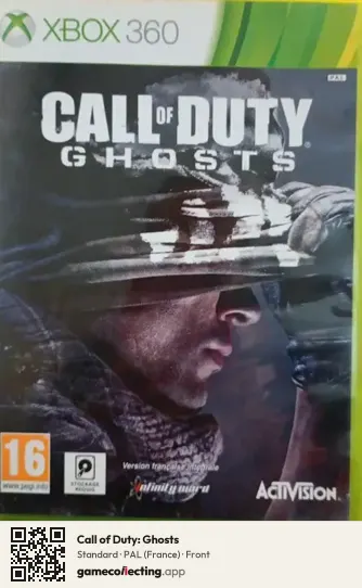 Call of Duty: Ghosts Xbox 360, France box front