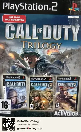 Call of Duty Trilogy PlayStation 2, PAL box front