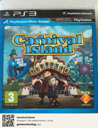 Carnival Island PlayStation 3, Netherlands box front