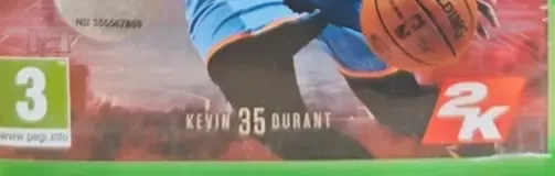 NBA 2K15, the USK square on its front