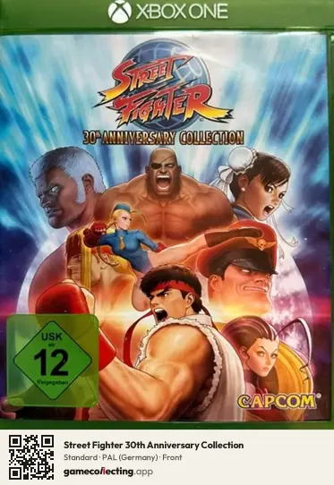 Street Fighter 30th Anniversary Collection Xbox One, Germany box front