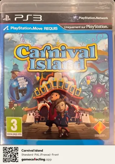 Carnival Island PlayStation 3, France box front