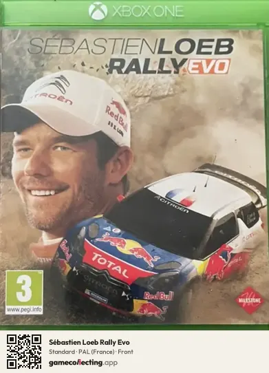 Sébastien Loeb Rally Evo Xbox One, France box front