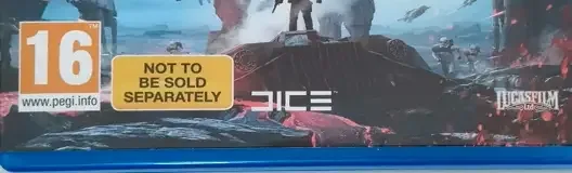 Star Wars Battlefront, the PEGI square on its front