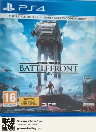 Star Wars Battlefront PlayStation 4, PAL box front