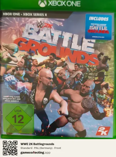 WWE 2K Battlegrounds Xbox One, Germany box front