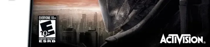Transformers: Decepticons, the ESRB box on its front