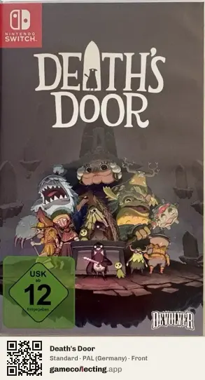 Death's Door Nintendo Switch, Germany box front