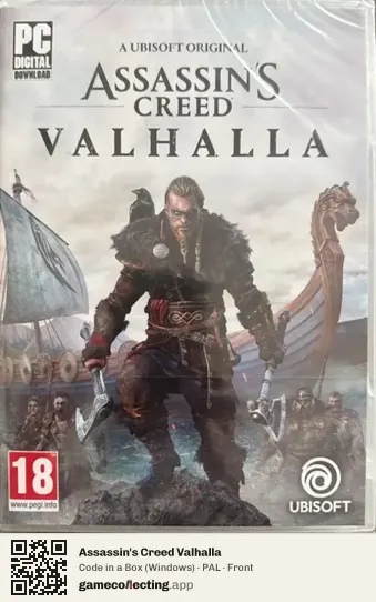 Assassin's Creed Valhalla Computer, PAL box front
